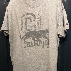 Champion Light Gray Graphic Men's Tee